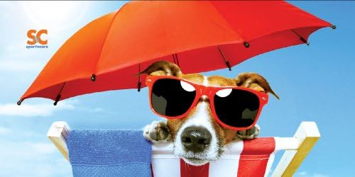 Sport N Care Beach Towel (Beach Dog) 32" x 60"
