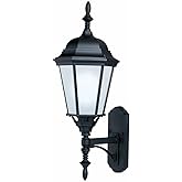 Maxim Lighting 65103BK Westlake-9W 1 LED Outdoor Wall Lantern-9.5 Inches Wide by 24 inches high, Finish Color: Black