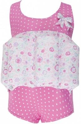 Archimede Beachwear Pastel Girl Floating Suit (4T, Multicolored)