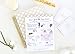bloom daily planners Undated Weekly Wedding Planning Pad - Bride to Be Checklist Organizer - 8.5