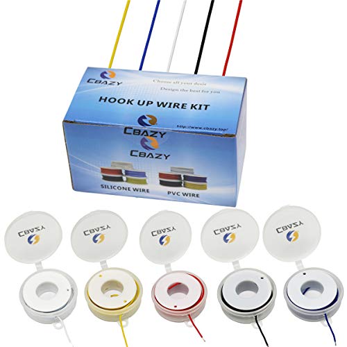 Electrical wire kit hook up wires 30 gauge/AWG tinned copper PVC 300V stranded electric wire cable CBAZY