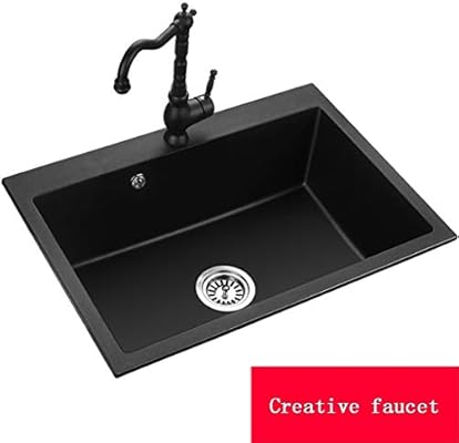 Kitchen Sinks Kitchen Sink Black Rectangular Wear Sink Large