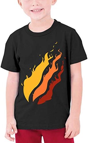 Global Preston-Playz Teen Boys Girls Fire Country Game Short Sleeve T-Shirt