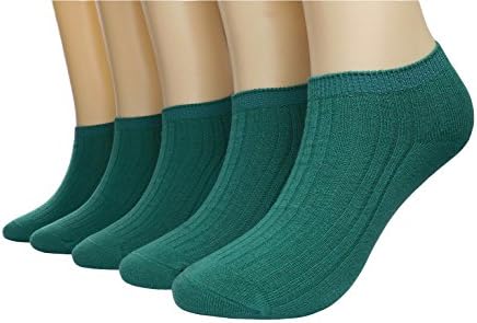 BLACOCO Women's Pure Color Ankle Socks Cotton Candy Color Low Cut Sock