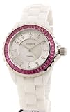 Akribos XXIV Women's AKR498PK Ceramic Baguette Fashion Watch