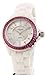 Akribos XXIV Women's AKR498PK Ceramic Baguette Fashion Watch