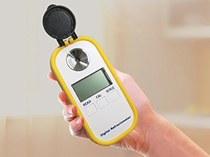 Refractómetro digital Brix 0 - 90 % Brix Rango de medición ...