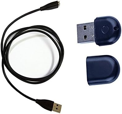 Yishun New Bluetooth USB Wireless Sync Dongle with USB Charger Charging Cable for Fitbit Surge Activity Tracker (Surge cable&amp;Bluetooth usb)