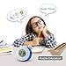 Eco Friendly Gifts Water Powered Clocks Kids Desk Clock Bedside Night Time Clock Non Ticking for Home Office School Bedroom Gift Décor