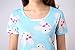 VENTELAN Women Sleepwear Cute Rabbit Pajama Sets Soft Short Sleeve Loungewear, Blue, X-Small(US 0-2)