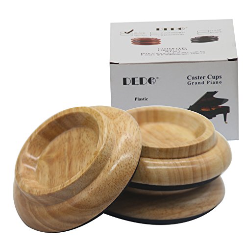 image for PUNK Piano Caster Cups ,Solid Wood Furniture Cups ,Fits All Wheels Fur