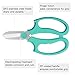 Housolution Floral Shears, Premium Steel Garden Pruning Shears Floral Fruits Leaf Scissors Hand Pruner Snip Trimming Tool for Gardening Flower Arrangement, Turquoisethumb 4