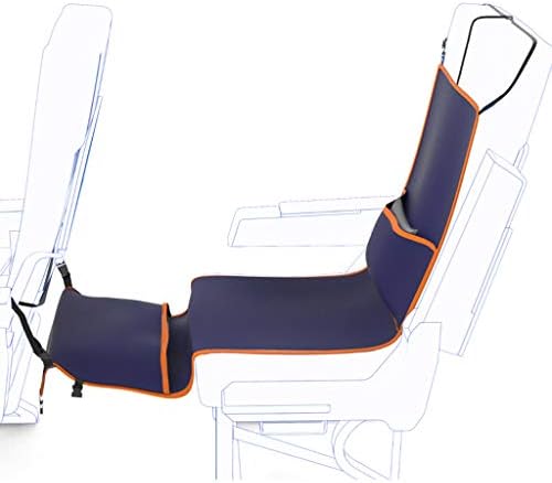 Ckssyao Multi-Functional Seat Cover, Long-Distance Aircraft Sleep Artifact Seat, Anti-Dirty, Hammock, Relax Body, Suitable for The Elderly, Children Rest,Navyblue