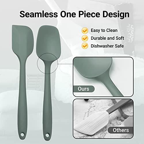 JLiup Silicone Spatula Set of 6,Rubber Spatulas Silicone Heat Resistant