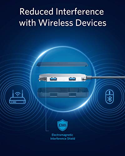 Anker USB C Hub Adapter, 5-in-1 USB C Adapter, with 4K USB C to HDMI, SD and microSD Card Reader, 2 USB 3.0 Ports, for MacBook Pro 2019/2018/2017, iPad Pro 2019/2018, Pixelbook, XPS, and More - Image 7