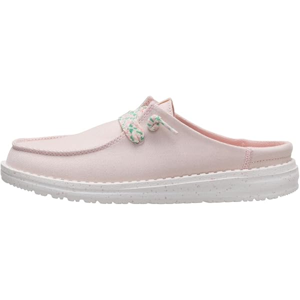 Amazon.com | HEYDUDE Wendy Slip X Sweethearts Peach/Pink Size 7
