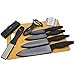 Ceramic Knife Set Kitchen Knives - Bamboo Cutting Board File Sharpener Peeler Finger Guard