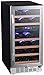 EdgeStar CWR263DZ 15 Inch Wide 23 Bottle Built-In Wine Cooler with Dual Cooling Zones