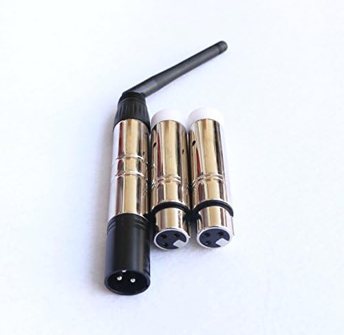 HaoTuo 3pcs DMX512 DMX Dfi DJ 2.4G Wireless 2 Receivers & 1 Transmitter Lighting Control