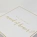 Maid of Honor Proposal Box with Gold Foiled Text | Set of 1 Empty Box | Perfect for Will You Be My MOH gift and wedding present