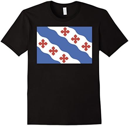 Men's Flag of Rockville, Maryland state USA T Shirt Medium Black