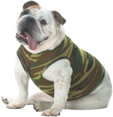 Doggie Skins Baby-Rib Camouflage Tank 3902 - Green Woodland_2XL