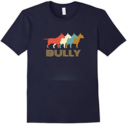 Mens Vintage Bull Terrier T-shirt XL Navy