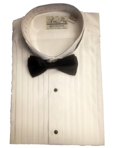 New Mens Black 2 Button Tuxedo - 5pc (Jacket, Pants, Shirt, Bow Tie, Cummerbund)