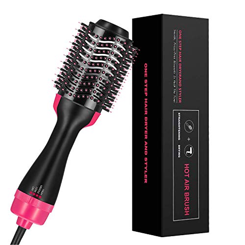 Hair Dryer Brush – One Step Hot Air Brush Volumizer Styler 4-in-1 Multi-functional Hot Air Hair Dryer Brush Straightener
