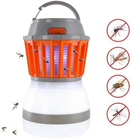 Starsprairie Bug Zapper LED Camping Lantern UV Light Portable USB Rechargeable Waterproof for Home Indoor Outdoor Traveling Camping Hiking