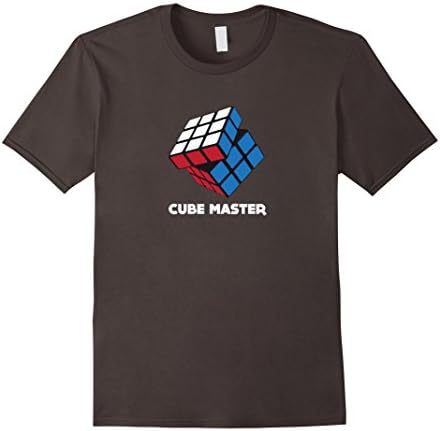 Men's Cube Master Speed Cube tshirt for Adults and Kids Speedcube Medium Asphalt