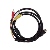 Gloriest 5Ft 1.5m HDMI To 3-RCA Video Audio AV Component Converter Adapter Cable For HDTV DVD