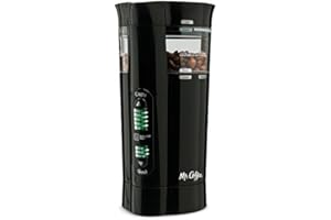 Mr. Coffee 12 Cup Electric Coffee Grinder with Multi Settings, Black, 3 Speed - IDS77