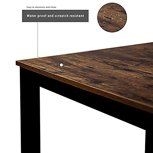 Jerry & Maggie Professional Office Desk Wood & Steel Table Modern