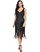 Flapper Girl Women's Vintage 1920s Sequin Beaded Tassels Hem Flapper Dress