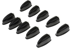 B BAOSITY Pack of Snare Drum Lug Bass Drum Claw Hooks Percussion Instrument Parts, Black