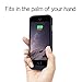 YHhao 3500mAh Portable Cell Phone Battery Charger Case Back Up Power Bank Rechargeable with Stand 4.7 Inches for iPhone 6/6s (Black)