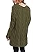 Sidefeel Women Casual V Neck Loose Fit Knit Sweater Pullover Top X-Large Amy Green