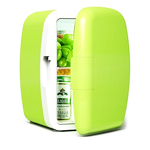 Click Here to See More Images Car refrigerator Refrigeration Mini fridge Dormitory household small refrigerator Breast milk cosmetic refrigerated box,green_30.52521.5cm