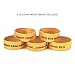 Set of Five Gold Colored Money Bands Minimalist Wallet Replacement, Rubber Bands Money Clip, Ultra Slim Super Light Cash and Credit Card Silicone High Quality Durable Material