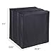 LBG Products Window Air Conditioner Cover 25''Wx17''Hx21''D for Outside AC Unit,Heavy Duty Winter AC Defender,Bottom Covered