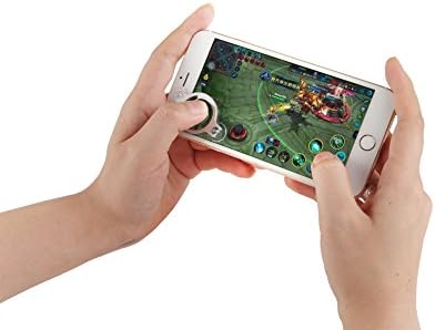 ZONYOR Mini Mobile Game Touch Screen Joystick Game Controller, For Iphone/IPad/ Samsung/HUAWEI, All Touch-Screen Smart Phones and Tablet PC-Silver