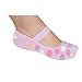 Lupo Women's Dots Terry No Show Yoga Barre Pilates Slipper Gripper Socks