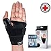 Dr. Arthritis Thumb Brace, Medical Thumb Splint Right & Left Hand, Wrist, Thumb Support, Thumb Spica Splint, Thumb Support for Arthritis (Black Single)