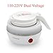 Nathome Dual Voltage Food Grade Silicone, 0.6 Liter, White