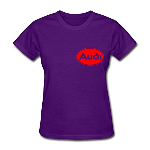 Van Women's Volks Wagen AG Germany Audi Car Luxury Brand Logo T Shirts M Purple