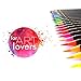 21 Watercolor Brush Pens - Soft Watercolor Markers with Flexible Brush Tips - Multiple Colors - Set of 21