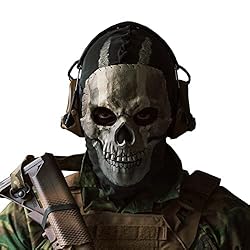 Ghost Mask MW2 Skull Full Face Mask Black Balaclava