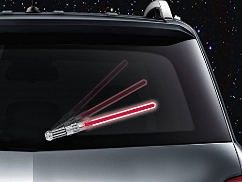 WiperTags ORIGINAL WipeSaber Reflective Saber for Rear Wipers (DarkForce Red)