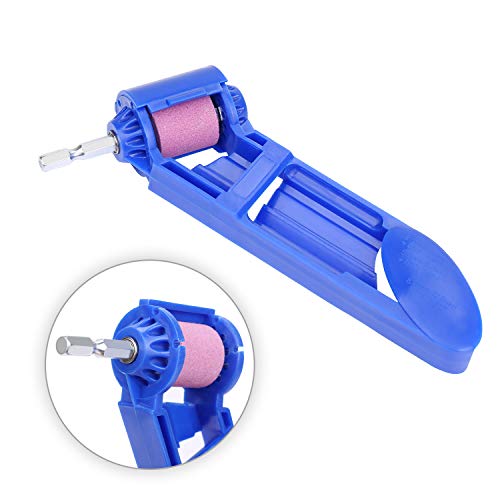 PiscatorZone Drill Bit Sharpener Portable Diamond Drill Bit Sharpening Tool Corundum Grinding Wheel - Thumbnail 5